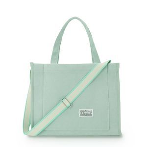 Corduroy Tote Bag Work Crossbody Purse xD